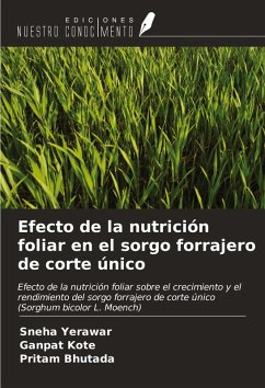 Cover Efecto de la nutrición foliar en el sorgo forrajero de corte único