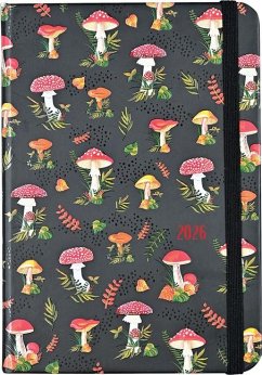 2025 Mushrooms Weekly Planner (16 Months, Sept 2024 to Dec 2025)