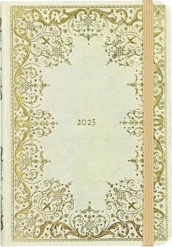 2025 Gilded Ivory Weekly Planner (16 Months, Sept 2024 to Dec 2025)