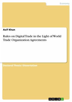 Rules on Digital Trade in the Light of World Trade Organization Agreements (eBook, PDF)