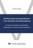 Nichtfinanzielle Leistungsindikatoren in der deutschen Vorstandsvergütung und die damit zusammenhängende Vergütungsberichterstattung (eBook, PDF)