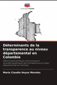 Déterminants de la transparence au niveau départemental en Colombie - Hoyos Morales, Maria Claudia