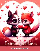 Animals in Love Coloring Book
