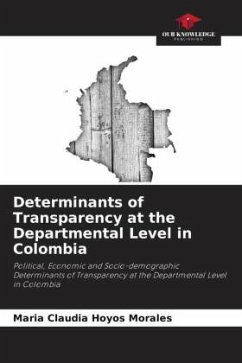 Determinants of Transparency at the Departmental Level in Colombia - Hoyos Morales, Maria Claudia