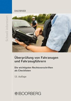 Überprüfung von Fahrzeugen und Fahrzeugführern - Daubner, Robert