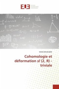 Cohomologie et déformation sl (2, R) - triviale - BOUJELBEN, MAHA