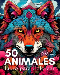 Libro para Colorear 50 Animales Vol.2 - Huntelar, James