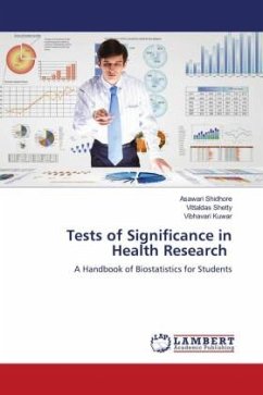 Tests of Significance in Health Research - Shidhore, Asawari;Shetty, Vittaldas;Kuwar, Vibhavari