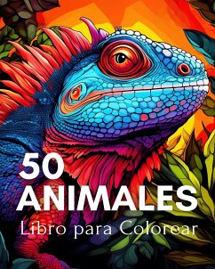 Libro para Colorear 50 Animales - Huntelar, James