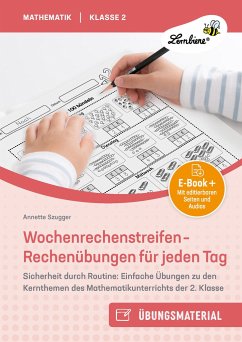 Wochenrechenstreifen - Rechenübungen für jeden Tag - Szugger, Annette