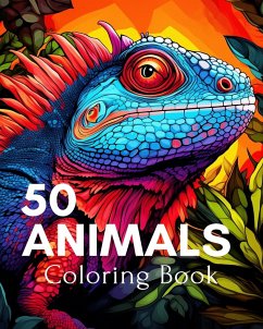 Coloring Book 50 Animals - Huntelar, James