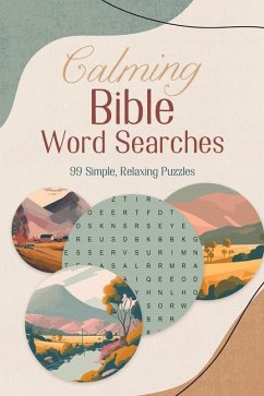 Calming Bible Word Searches - Compiled By Barbour Staff