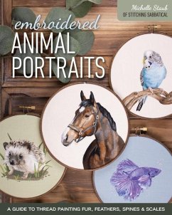 Embroidered Animal Portraits - Staub, Michelle