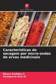 Características de secagem por micro-ondas de ervas medicinais