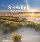 Seeblick 2025 - Postkartenkalender 16x17 cm - Sea View - zum Aufstellen oder Aufhängen - Monatskalendarium - Gadget - Mitbringsel - Alpha Edition