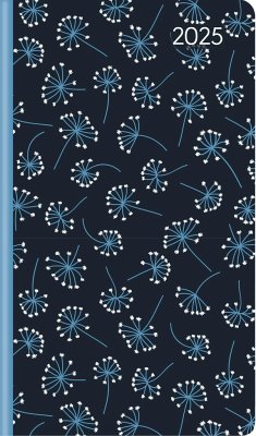 Slimtimer Style Pusteblume 2025 - Taschen-Kalender 9x15,6 cm - Weekly - 128 Seiten - Notiz-Buch - mit Info- und Adressteil - Alpha Edition