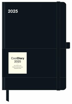 Black 2025 - Diary - Buchkalender - Taschenkalender - 16x22 - Kalender 