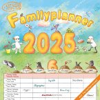 Familienplaner Cartoon 2025 - Broschürenkalender 30x30 cm (30x60 geöffnet) - Kalender mit Platz für Notizen - 6 Spalten - Bildkalender - Wandkalender