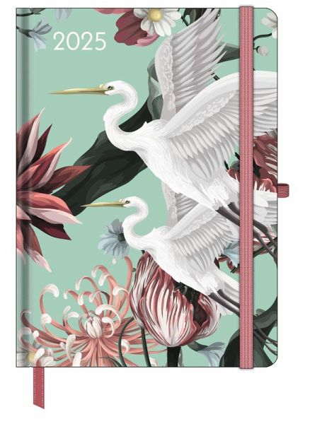 GreenLine Diary Jungle 2025 - Buchkalender - Taschenkalender - 16x22 