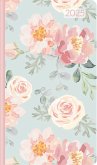 Ladytimer Slim Roses 2025 - Taschen-Kalender 9x15,6 cm - Rosen - Weekly - 128 Seiten - Notiz-Buch - Alpha Edition