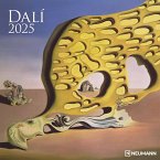 Dali 2025 - Wand-Kalender - Broschüren-Kalender - 30x30 - 30x60 geöffnet - Kunst-Kalender