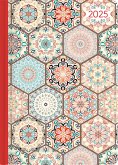 Ladytimer Oriental Pattern 2025 - Taschenkalender A6 (10,7x15,2 cm) - Weekly - 192 Seiten - Notiz-Buch - Termin-Planer - Alpha Edition