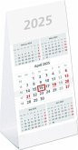 5-Monats-Aufstellkalender 2025 - 10,5x14,5 cm - 5 Monate auf 1 Seite - mit Kopftafel und Datumsschieber - Mehrmonatskalender - 982-0000