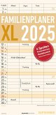 Familienplaner XL 2025 mit 4 Spalten - Familien-Timer 22x45 cm - Offset-Papier - mit Ferienterminen - Wand-Planer - Familienkalender - Alpha Edition