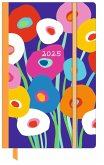 Dominique Vari Blossom - Wochen-Notizkalender klein 2025 - Taschen-Kalender 9x14 cm - mit Verschlussband & Falttasche - Weekly