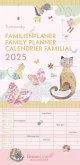 GreenLine Turnowsky 2025 Familienplaner -Wandkalender - Familien-Kalender - 22x45