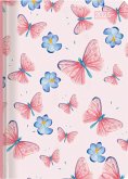 Ladytimer Grande Pastel Butterflies 2025 - Taschen-Kalender A5 (15x21 cm) - Schmetterlinge - Notiz-Buch - Weekly - 128 Seiten - Alpha Edition