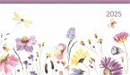 Ladytimer Pad Flower Field 2025 - Taschen-Kalender 15,6x9 cm - Blumen - Weekly - 128 Seiten - Notiz-Buch - Alpha Edition