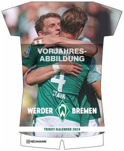 Werder Bremen 2025 - Trikotkalender - Fan-Kalender - Fußball-Kalender - 34,1x42 … - Kalender 