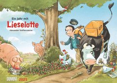 Die Kuh Lieselotte 2025 ¿ Erfunden und illustriert von Alexander Steffensmeier ¿ Wandkalender für Kinder ¿ Format 42 x 29,7 cm