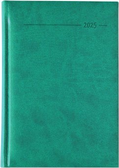 Buchkalender Tucson türkis 2025 - Büro-Kalender A5 - Cheftimer - 1 Tag 1 Seite … - Kalender 