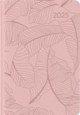Ladytimer Mini Deluxe Salmon 2025 - Taschen-Kalender 8x11,5 cm - Tucson Einband - mit Motivprägung - Weekly - 144 Seiten - Alpha Edition