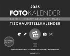 Creative Line Tischaufsteller quer 2025 - Kreativ-Kalender - DIY-Kalender - Kalender zum Basteln - Tischkalender - 20x16