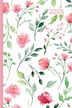 Ladytimer Mini Roses 2025 - Taschen-Kalender 8x11,5 cm - Rosen - Weekly - 144 Seiten - Notiz-Buch - Alpha Edition