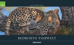 GEO Bedrohte Tierwelt 2025 - Wand-Kalender - Tier-Kalender - Poster-Kalender - 58x36