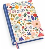 Blumenwiese Taschenkalender 2025 - Blumen-Design - Terminplaner mit Wochenkalendarium - Format 11,3 x 16,3 cm