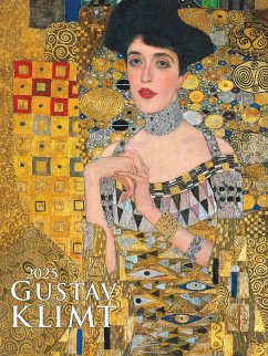 Gustav Klimt 2025 - Bild-Kalender 42x56 cm - Kunst-Kalender - Metallicfolienveredelung - Wand-Kalender - Malerei - Alpha Edition