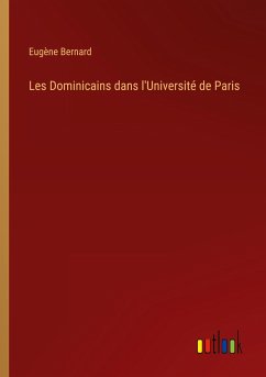 Les Dominicains dans l'Université de Paris