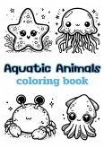 Aquatic Animals coloring book