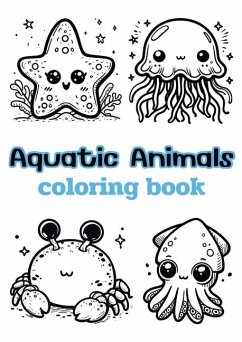 Aquatic Animals coloring book - K, Beccanica