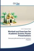 Worked-out Exercises for Academic Events: Poster Presentations