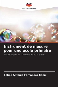 Instrument de mesure pour une école primaire - Fernández Canul, Felipe Antonio