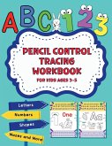 Pencil Control Tracing Workbook for Kids Ages 3-5