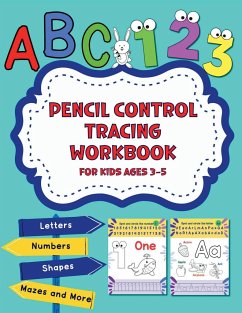 Pencil Control Tracing Workbook for Kids Ages 3-5 - Books, Brightside