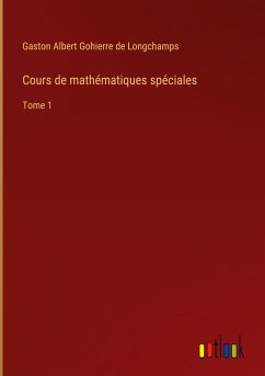 Cours de mathématiques spéciales