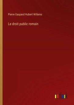 Le droit public romain